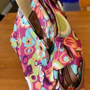 Beautiful Floral Lily Bloom Purse w coin purse